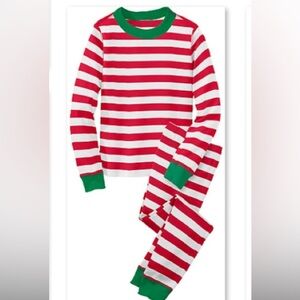 NWT holiday Striped Red and White Kids Pajamas